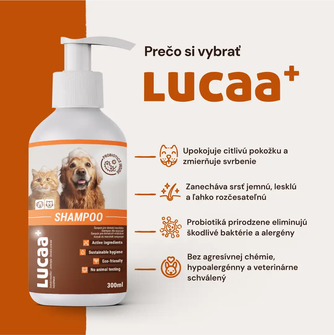 Lucaa+ Probiotický šampón